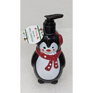 Holiday Penguin Hand Soap Dispenser Apple Cinnamon Scent 9.47 Fl Oz (280ml)